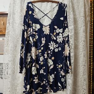 Floral Long Sleeve Billabong Dress